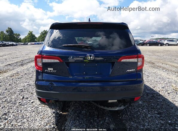 5FNYF6H32KB054519 2019 HONDA PILOT Blue 