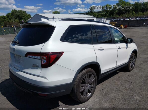 5FNYF6H32NB060521 2022 HONDA PILOT White Trasero derecho