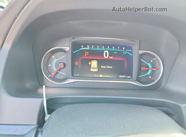 5FNYF6H33NB047308 2022 HONDA PILOT Black Вид щитка приладів