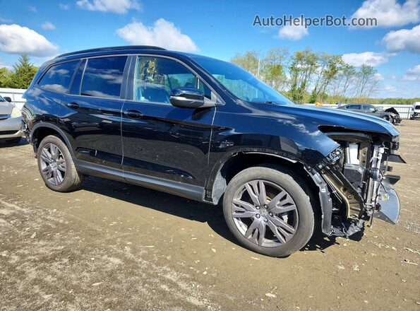 5FNYF6H33NB047308 2022 HONDA PILOT Black Передня права чверть