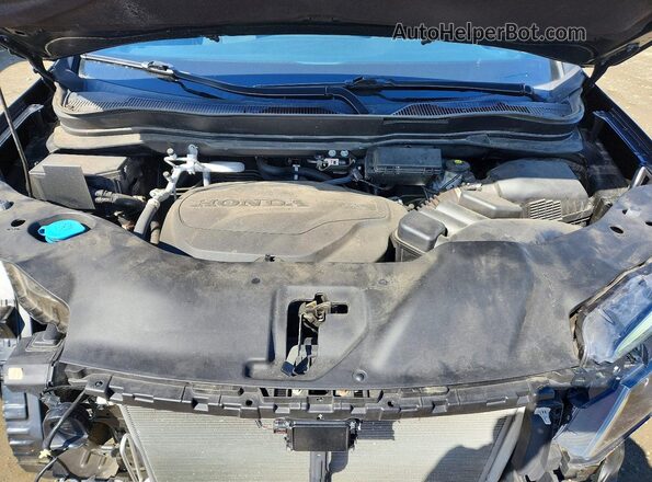 5FNYF6H33NB047308 2022 HONDA PILOT Black Вид підкапотного простору
