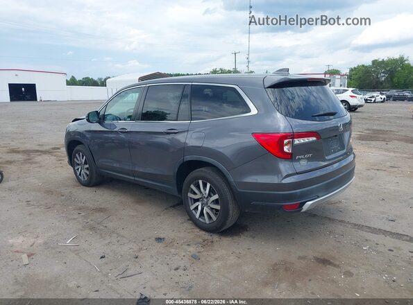 5FNYF6H34KB020050 2019 HONDA PILOT Gray უკანა მარცხენა