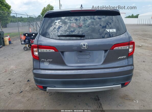 5FNYF6H34KB020050 2019 HONDA PILOT Gray 