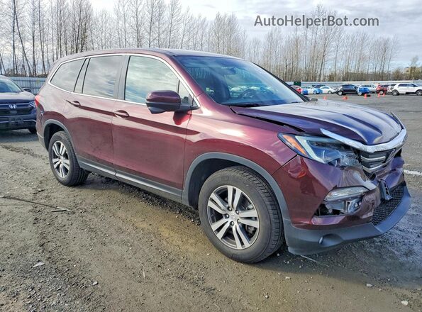 5FNYF6H35HB079620 2017 HONDA PILOT Burgundy 