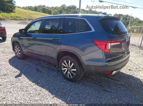 5FNYF6H35KB046866 2019 HONDA PILOT Blue Trasero izquierdo