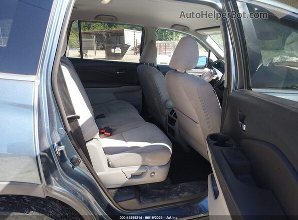 5FNYF6H35KB046866 2019 HONDA PILOT Blue Vista de la etiqueta del VIN