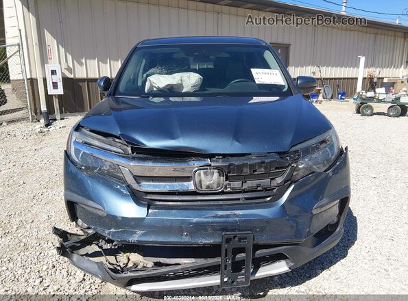 5FNYF6H35KB046866 2019 HONDA PILOT Blue Vista del cuadro de instrumentos