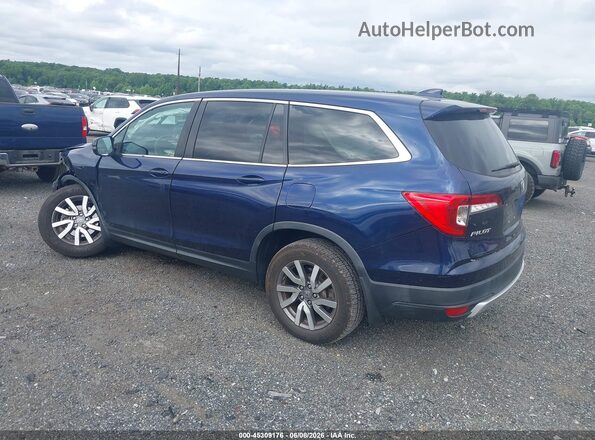 5FNYF6H35KB098515 2019 HONDA PILOT Blue Trasero izquierdo