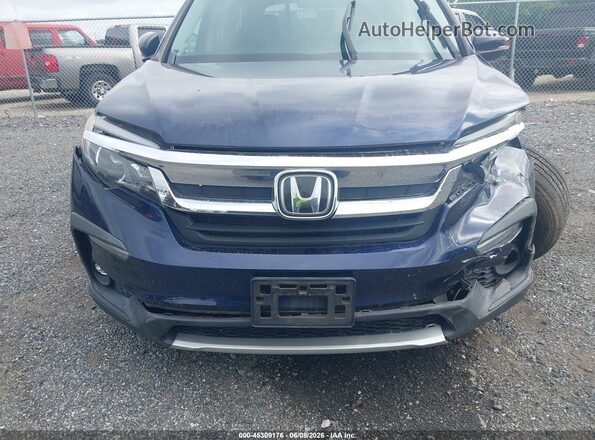 5FNYF6H35KB098515 2019 HONDA PILOT Blue Vista del cuadro de instrumentos