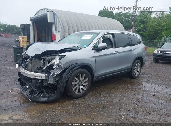 5FNYF6H35LB043967 2020 HONDA PILOT Silver წინა მარცხენა ხედი სამი მეოთხედიდან