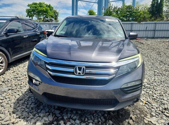 5FNYF6H36HB093476 2017 HONDA PILOT Gray 