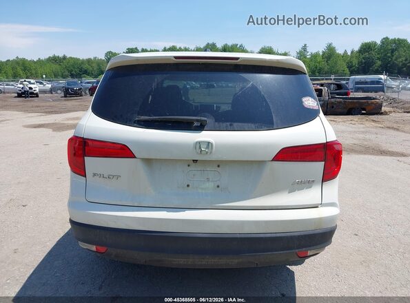 5FNYF6H37HB096046 2017 HONDA PILOT White 