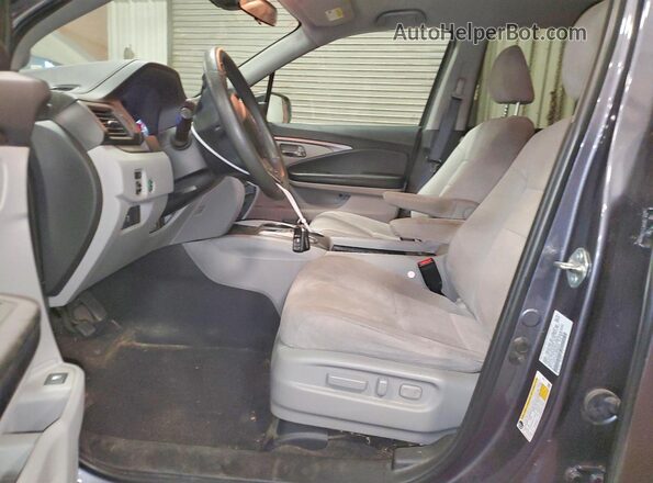 5FNYF6H37MB009823 2021 HONDA PILOT Серый Вид салона спереди