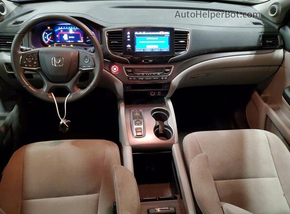 5FNYF6H37MB009823 2021 HONDA PILOT Серый Вид панели приборов