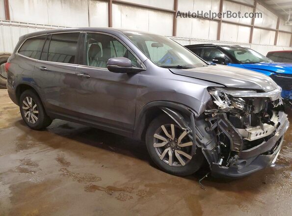 5FNYF6H37MB009823 2021 HONDA PILOT Серый Передняя правая четверть