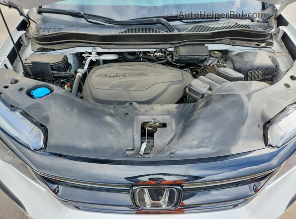 5FNYF6H38NB067568 2022 HONDA PILOT Белый Вид подкапотного пространства
