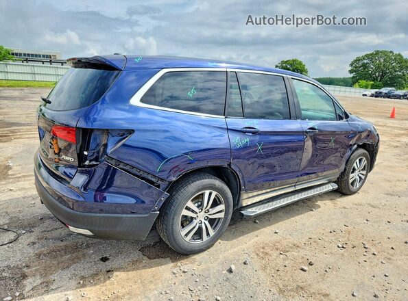 5FNYF6H39JB051972 2018 HONDA PILOT Blue Հետևի աջ