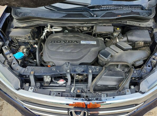 5FNYF6H39JB051972 2018 HONDA PILOT Blue Շարժիչի բաժամունքի տեսք