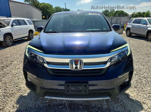 5FNYF6H39LB043549 2020 HONDA PILOT Blue Front view