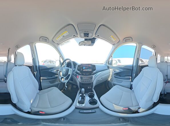 5FNYF6H39LB043549 2020 HONDA PILOT Blue 360 interior view