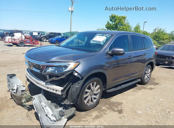 5FNYF6H39MB014618 2021 HONDA PILOT Gray Przód lewy