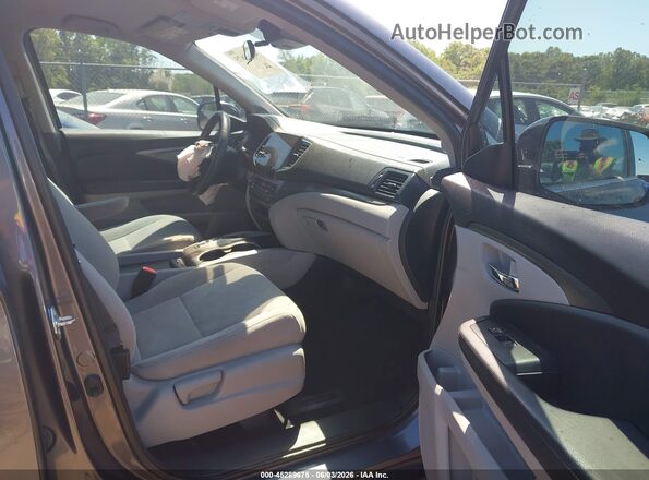 5FNYF6H39MB014618 2021 HONDA PILOT Gray Widok wnętrza z przodu
