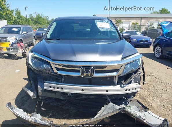 5FNYF6H39MB014618 2021 HONDA PILOT Gray Widok zestawu wskaźników