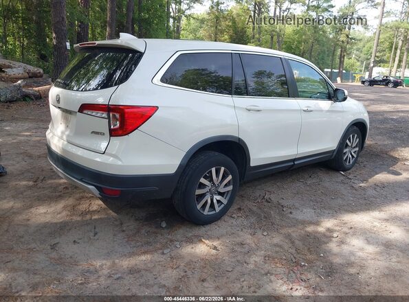 5FNYF6H3XKB079622 2019 HONDA PILOT White Rear right