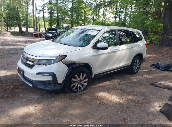 5FNYF6H3XKB079622 2019 HONDA PILOT White Front left