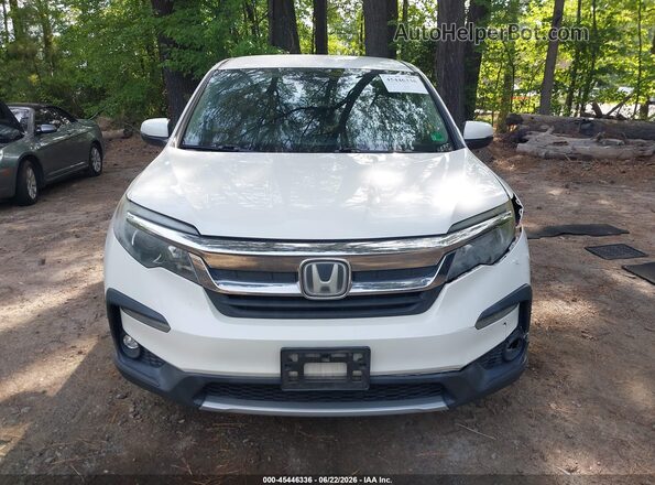 5FNYF6H3XKB079622 2019 HONDA PILOT White Instrument cluster view