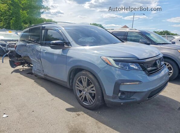 5FNYF6H3XNB047354 2022 HONDA PILOT Blue 