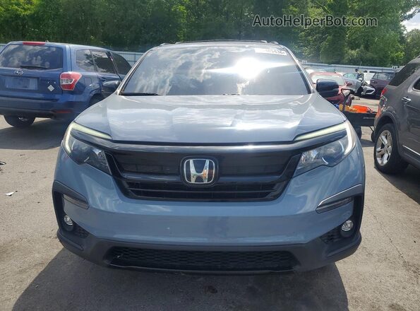 5FNYF6H3XNB047354 2022 HONDA PILOT Blue 