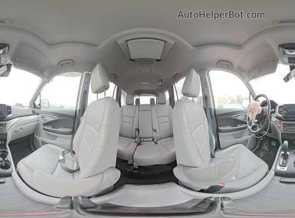 5FNYF6H43KB020548 2019 HONDA PILOT Silver Widok wnętrza 360 stopni