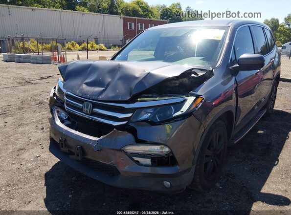 5FNYF6H48HB030999 2017 HONDA PILOT Gray წინა ხედი