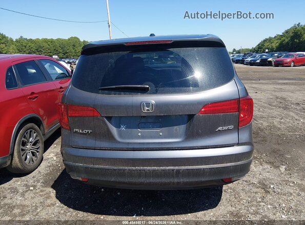 5FNYF6H48HB030999 2017 HONDA PILOT Gray 