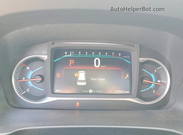 5FNYF6H48KB007567 2019 HONDA PILOT Black Instrument cluster view