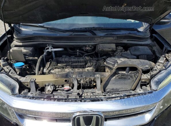 5FNYF6H48KB007567 2019 HONDA PILOT Black Engine compartment view