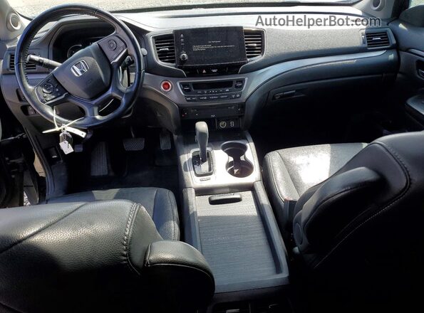 5FNYF6H48KB007567 2019 HONDA PILOT Black Dashboard view