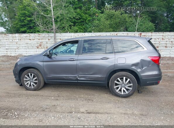 5FNYF6H48KB024594 2019 HONDA PILOT Gray 