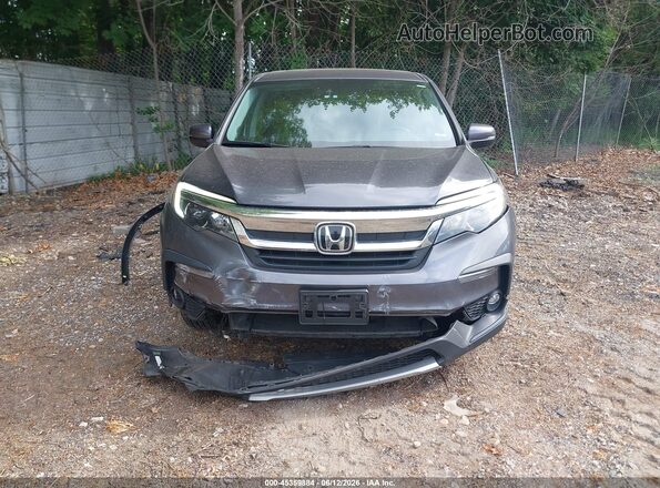 5FNYF6H48KB024594 2019 HONDA PILOT Gray უკანა სალონის ხედი