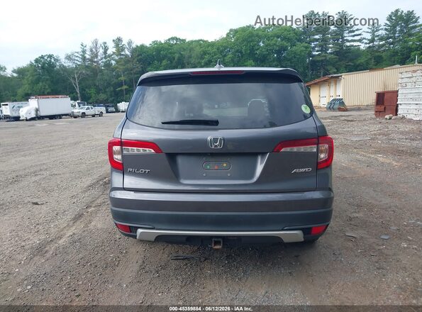 5FNYF6H48KB024594 2019 HONDA PILOT Gray 