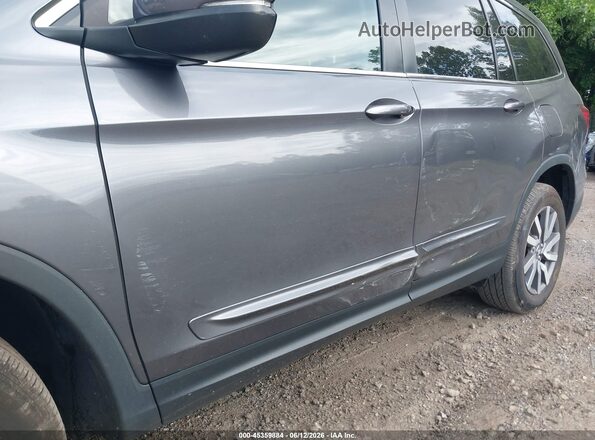 5FNYF6H48KB024594 2019 HONDA PILOT Gray 