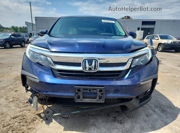 5FNYF6H48KB048913 2019 HONDA PILOT Blue Vista frontal