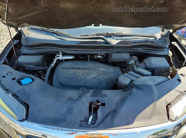 5FNYF6H4XJB047633 2018 HONDA PILOT Black Вид підкапотного простору