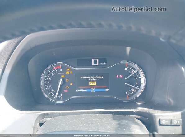 5FNYF6H50HB045554 2017 HONDA PILOT White Вид задніх сидінь