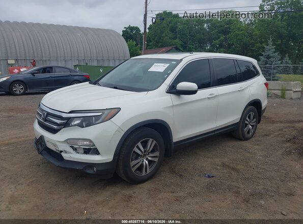 5FNYF6H50JB032275 2018 HONDA PILOT White Front left