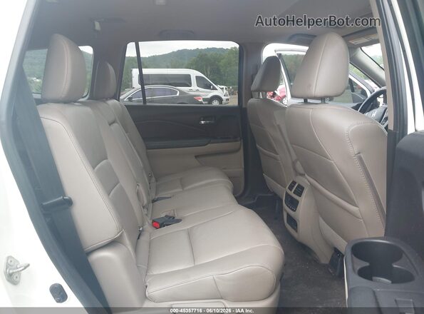 5FNYF6H50JB032275 2018 HONDA PILOT White VIN sticker view