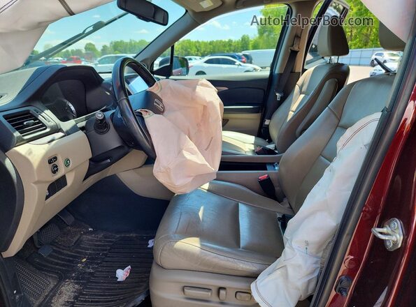 5FNYF6H50JB035242 2018 HONDA PILOT Maroon 