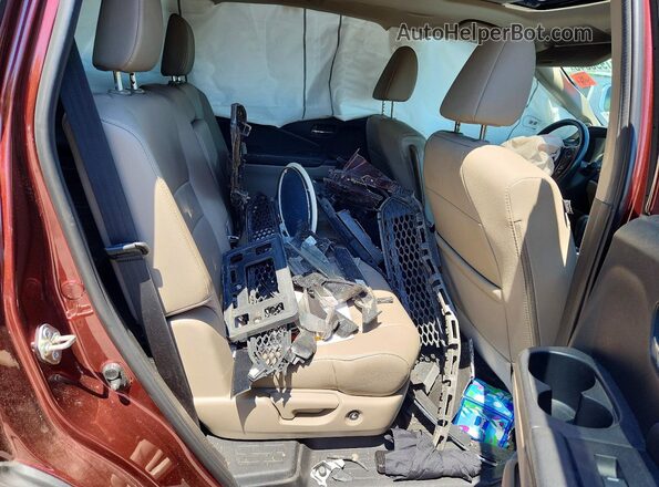 5FNYF6H50JB035242 2018 HONDA PILOT Maroon 