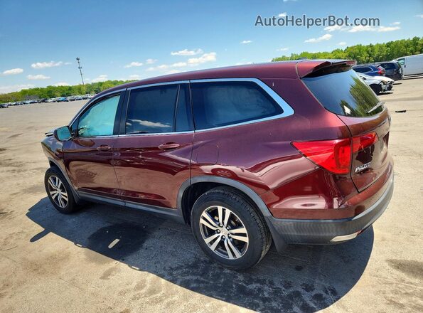 5FNYF6H50JB035242 2018 HONDA PILOT Maroon 